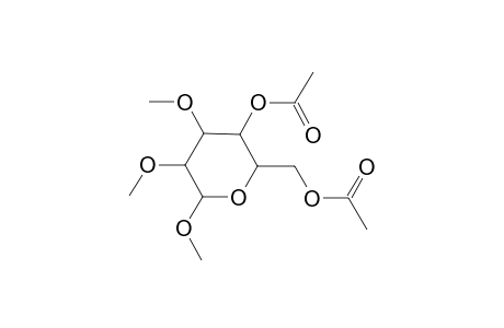 Methyl 4,6-di-O-acetyl-2,3-di-O-methylhexopyranoside