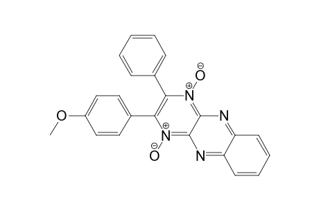 2-(4-Methoxyphenyl)-1-oxidanidyl-3-phenyl-pyrazino[2,3-b]quinoxalin-4-ium 4-oxide