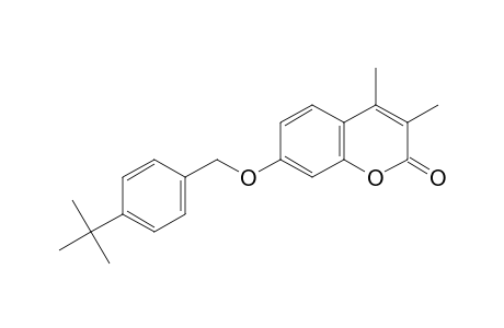 2H-1-Benzopyran-2-one, 7-[[4-(1,1-dimethylethyl)phenyl]methoxy]-3,4-dimethyl-