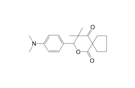 8-[4-(dimethylamino)phenyl]-9,9-dimethyl-7-oxaspiro[4.5]decane-6,10-dione