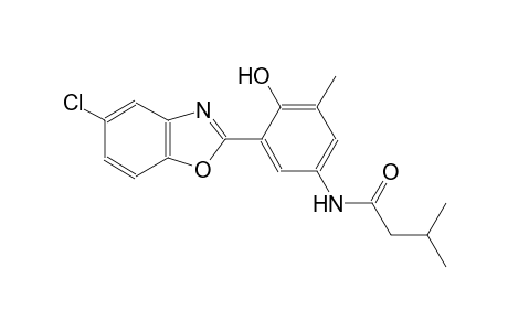butanamide, N-[3-(5-chloro-2-benzoxazolyl)-4-hydroxy-5-methylphenyl]-3-methyl-