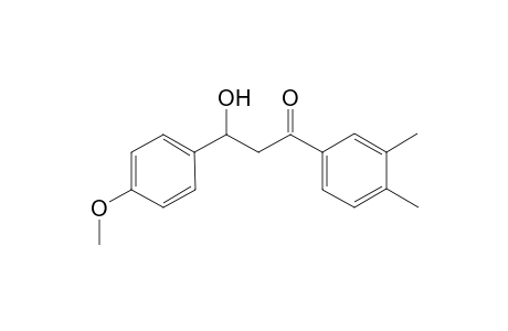 3-Hydroxy-3-(4-methoxyphenyl)-1-(3, 4-dimethylphenyl)propan-1-one