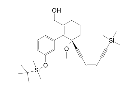 2-[3-(tert-Butyldimethylsilyloxy)phenyl]-3-methoxy-3-[(Z)-6-trimethylsilyl-3-hexene-1,5-diynyl]-1-cyclohexenylmethanol