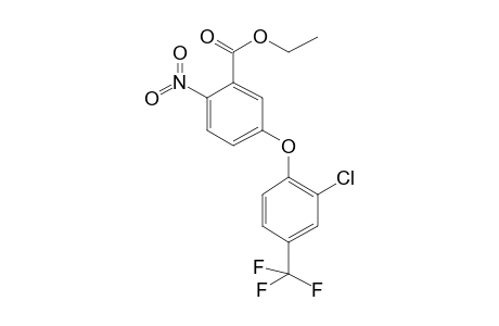 Benzoic acid, 5-[2-chloro-4-(trifluoromethyl)phenoxy]-2-nitro-, ethyl ester