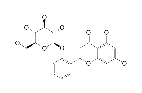 5,7,2'-TRIHYDROXYFLAVONE-2'-O-BETA-D-GLUCOPYRANOSIDE