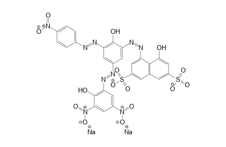 Picramic acid(alk)(2)->[H=acid->(1)(alk)resorcin]<-(3)(ac)p-nitraniline