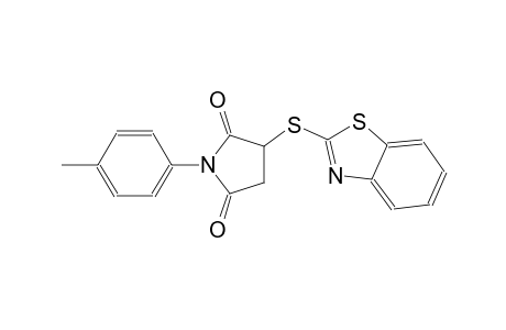 3-(1,3-benzothiazol-2-ylsulfanyl)-1-(4-methylphenyl)-2,5-pyrrolidinedione