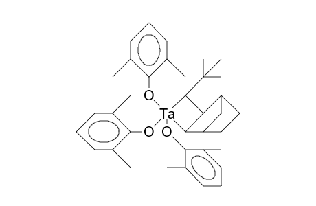 2,2,2-Tris(2,6-dimethyl-phenoxy)-3-tert-butyl-3-titana-tricyclo(4.2.1.0/2,5/)nonane