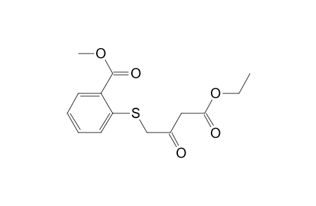 2-[(4-ethoxy-2,4-diketo-butyl)thio]benzoic acid methyl ester