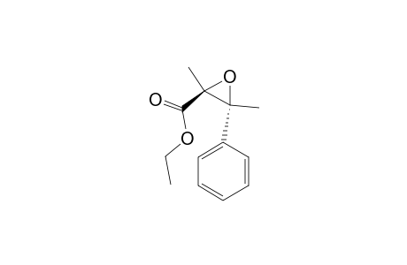E-2-phenyl-2,3-dimethyl-3-ethoxycarbonyl-1-oxa-cyclopropane