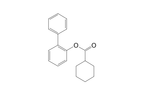 Cyclohexanecarboxylic acid, 2-biphenyl ester