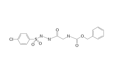 1-[N-(Carbobenzoxy)glycyl]-2-p-chlorobenzenesulfonylhydrazine