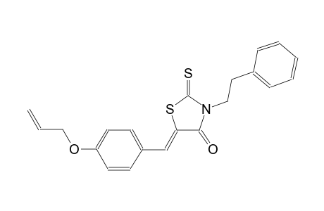 (5Z)-5-[4-(allyloxy)benzylidene]-3-(2-phenylethyl)-2-thioxo-1,3-thiazolidin-4-one