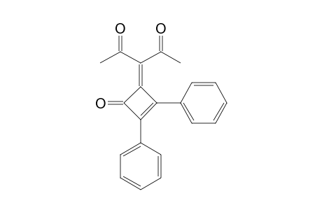 2-Diacetylmethylene-3,4-diphenyl-3-cyclobuten-1-one