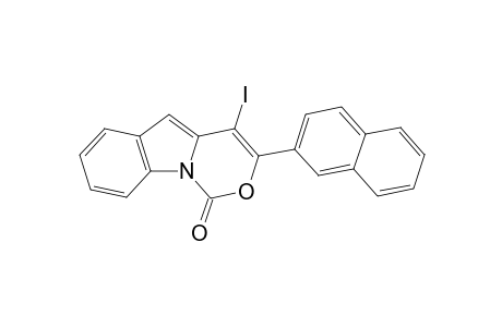 4-Iodo-3-(naphthalen-2-yl)-1H-[1,3]oxazino[3,4-a]indol-1-one