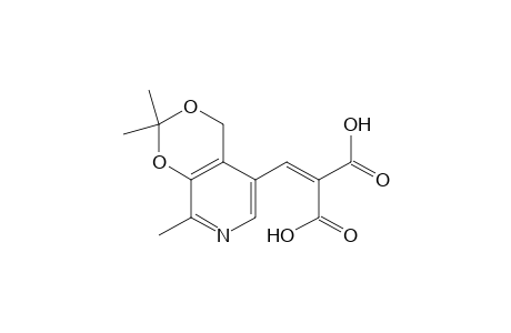 [(2,2,8-TRIMETHYL-4H-m-DIOXINO[4,5-c]PYRIDIN-5-YL)METHYLENE]MALONIC ACID