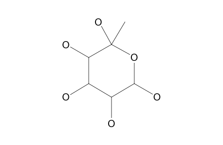 1R-5R-6-DEOXY-D-XYLO-HEXOPYRANOS-5-ULOSE