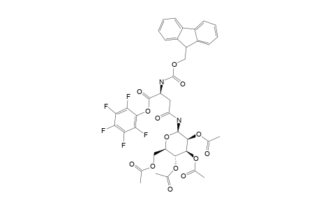 N-ALPHA-(FLUOREN-9-YL-METHOXYCARBONYL)-N-GAMMA-(2,3,4,6-TETRA-O-ACETYL-BETA-D-MANNOPYRANOSYL)-L-ASPARAGIN-PENTAFLUOROPHENYLESTER