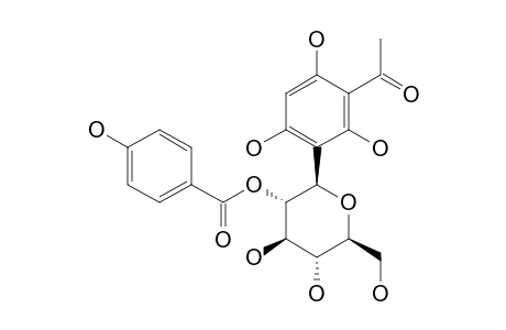 2,4,6-TRIHYDROXYACETOPHENONE-3-C-BETA-(2'-O-PARA-HYDROXYBENZOYL)-GLUCOPYRANOSIDE