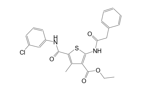 ethyl 5-[(3-chloroanilino)carbonyl]-4-methyl-2-[(phenylacetyl)amino]-3-thiophenecarboxylate