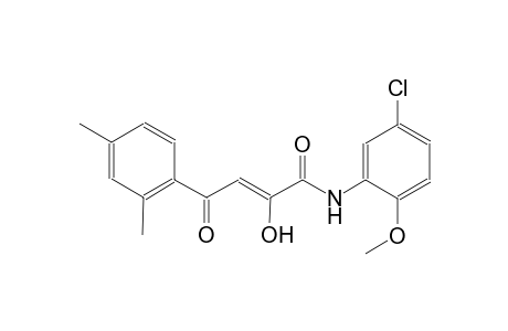 (2Z)-N-(5-chloro-2-methoxyphenyl)-4-(2,4-dimethylphenyl)-2-hydroxy-4-oxo-2-butenamide