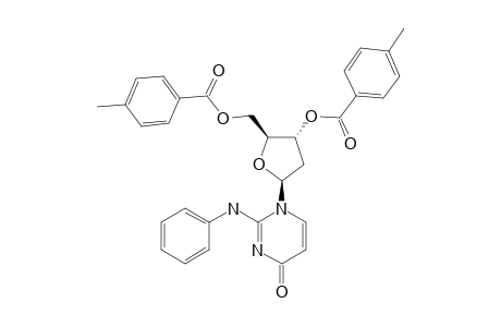 1-[2-DEOXY-3,5-DI-O,O-(4-METHYLBENZOYL)-BETA-D-RIBOFURANOSYL]-2-(PHENYLAMINO)-4-PYRIMIDINONE