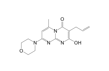 3-Allyl-2-hydroxy-6-methyl-8-morpholin-4-yl-4H-pyrimido[1,2-a]-pyrimidin-4-one