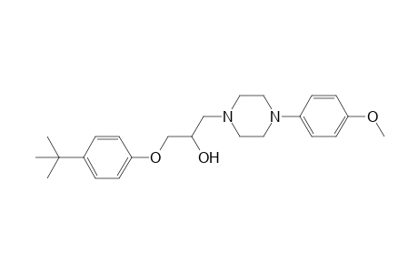 1-(4-tert-butylphenoxy)-3-[4-(4-methoxyphenyl)-1-piperazinyl]-2-propanol