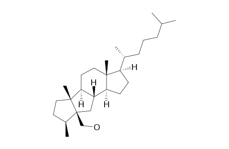 5-(Hydroxymethyl)-3.beta.-methyl-A,B-bisnor-5.beta.-cholestane