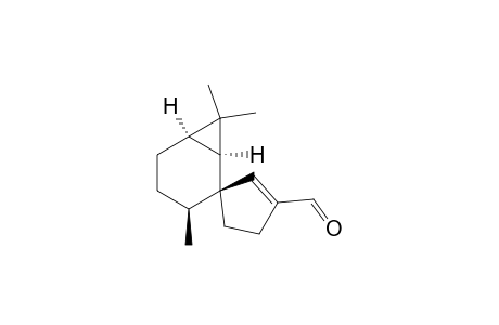 Spiro[bicyclo[4.1.0]heptane-2,1'-[2]cyclopentene]-3'-carboxaldehyde, 3,7,7-trimethyl-, [1R-(1.alpha.,2.beta.,3.beta.,6.alpha.)]-