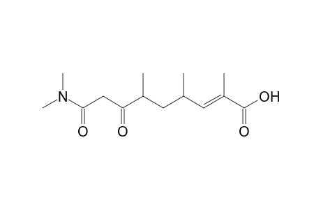 (2E)-9-(Dimethylamino)-2,4,6-trimethyl-7,9-dioxo-2-nonenoic acid