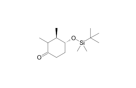 (3R,4R)-4-[tert-butyl(dimethyl)silyl]oxy-2,3-dimethyl-1-cyclohexanone