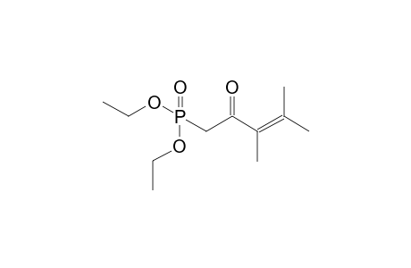 (3,4-Dimethyl-2-oxo-pent-3-enyl)-phosphonic acid diethyl ester