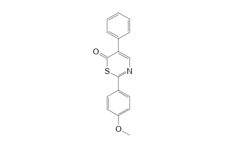 2-(4-METHOXYPHENYL)-5-PHENYL-6H-1,3-THIAZIN-6-ONE