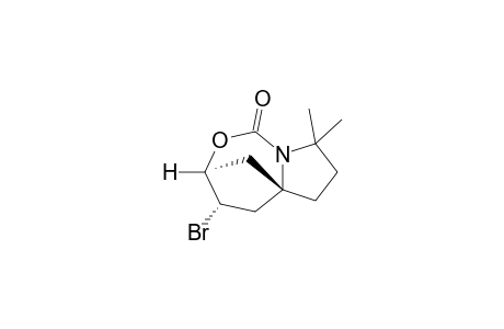 (1S*,8S*,10S*)-10-Bromo-5,5-dimethyl-2-oxa-4-azatricyclo[6.2.1.0(4,8)]undecan-3-one