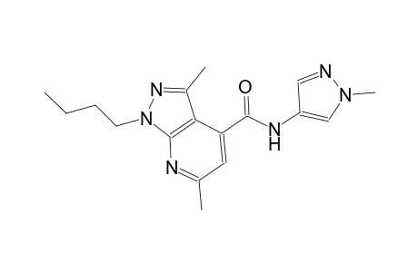 1-butyl-3,6-dimethyl-N-(1-methyl-1H-pyrazol-4-yl)-1H-pyrazolo[3,4-b]pyridine-4-carboxamide