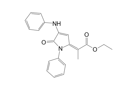 (E)-5-[1-(Ethoxycarbonyl)ethylidene]-1-phenyl-3-phenylamino-2,5-dihydropyrrol-2-one