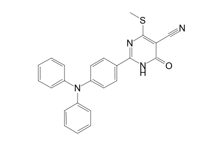 5-Cyano-2-(4-diphenylaminophenyl)-4-methylsulfanyl-1H-pyrimidin-6-one