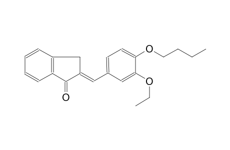 (2E)-2-(4-butoxy-3-ethoxybenzylidene)-2,3-dihydro-1H-inden-1-one