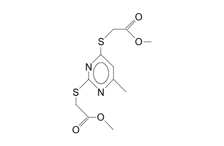2,4-Bis(methoxycarbonylmethylthio)-6-methyl-uracil