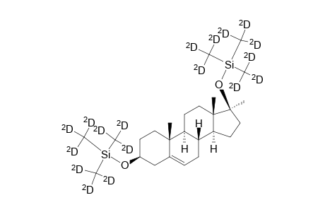 3.beta.,17.beta.-bis(perdeuterio-trimethylsilyloxy)-17.alpha.-methyl-5-androstene
