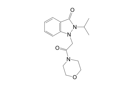 2-Isopropyl-1-(2-morpholino-2-oxoethyl)-1,2-dihydro-3H-indazol-3-one