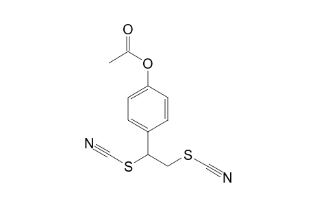 4-(1,2-Dithiocyanatoethyl)phenyl acetate
