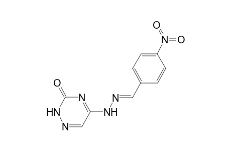 5-[N'-(4-Nitro-benzylidene)-hydrazino]-2H-[1,2,4]triazin-3-one