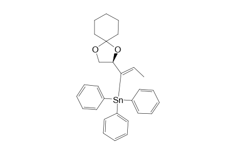[(Z)-1-[(2R)-1,4-dioxaspiro[4.5]decan-2-yl]prop-1-enyl]-tri(phenyl)stannane