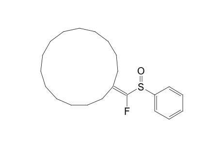 [Fluoro(phenylsulfinyl)methylidene]cyclopentadecane