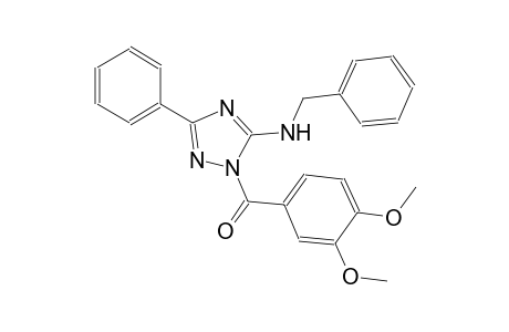 1H-1,2,4-triazol-5-amine, 1-(3,4-dimethoxybenzoyl)-3-phenyl-N-(phenylmethyl)-