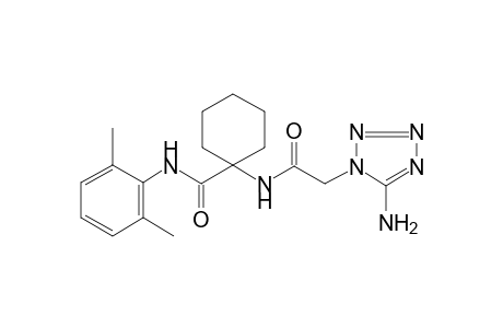 1-[2-(5-Amino-tetrazol-1-yl)-acetylamino]-cyclohexanecarboxylic acid (2,6-dimethyl-phenyl)-amide