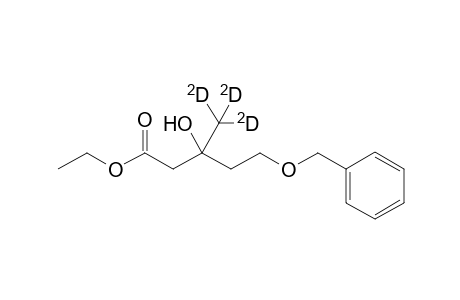 Ethyl[6,6,6-2H3]-5-(Benzyloxy)-3-hydroxy-3-methylpentanoate