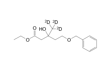 Ethyl[6,6,6-2H3]-5-(Benzyloxy)-3-hydroxy-3-methylpentanoate